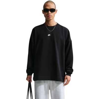 Nike Club FT OS Crew Men's Sweatshirt Black IF0747 010