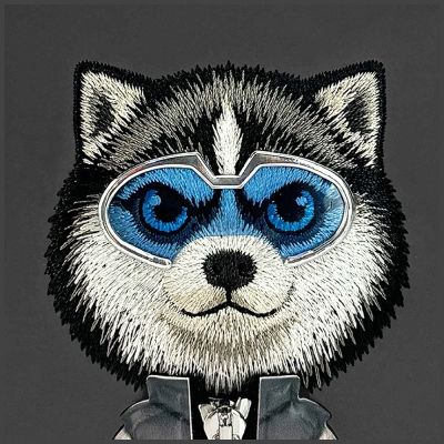 2. Nimmy Cool&Cute 2.0 Wolf Case for iPhone 17 - Black