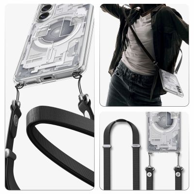 22. Spigen Ultra Hybrid Mag MagSafe Case for Samsung Galaxy S26+ Zero One - Clear and White