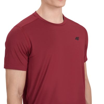 9. Men's T-shirt 4F FNK M1521 dark red 4FWAW25TFTSM1521 61S