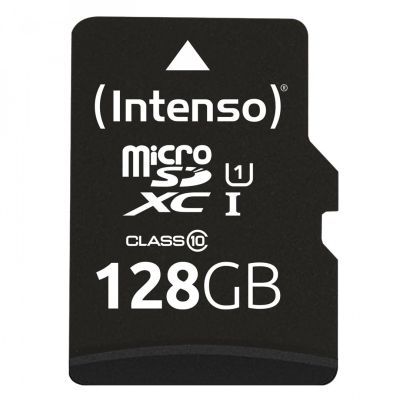 Intenso 3424491 128GB MicroSD UHS-I Class 10 Flash Memory