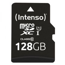 Intenso 3424491 128GB MicroSD UHS-I Class 10 Flash Memory