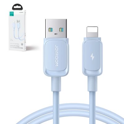 3. Joyroom Multi-Color Series A14 Lightning / USB-A 2.4A 1.2 m cable - blue