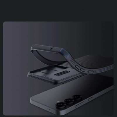 8. Nillkin CamShield Pro Case for Samsung Galaxy S25 with Camera Cover - Black