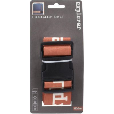 UNIVERSAL SUITCASE SECURITY STRAP 180x5CM PROWORLD BROWN