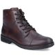 Rieker F4546-25 men's comfortable, waterproof, insulated brown leather ankle boots