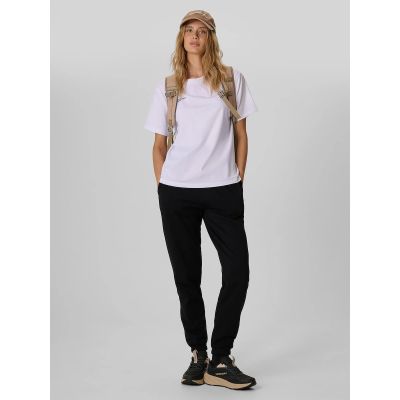 5. Women's loose T-shirt with print 4F 4FKAW26TTSHF4507-10S