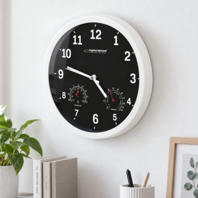 21. Esperanza LYON EHC016K wall clock (black)