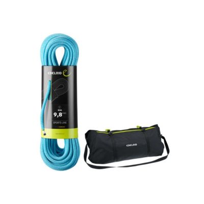 Boa rope 9.8mm 80m with liner cover by EDELRID