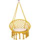 12. OPENWORK HAMMOCK HANGING CHAIR STORK'S NEST 80x60CM WITH HONEY PILLOW