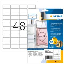 HERMA 8016 Printable Labels Transparent Self-adhesive Printable Labels