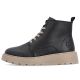 9. Women's leather ankle boots on a black platform Rieker 70405-01