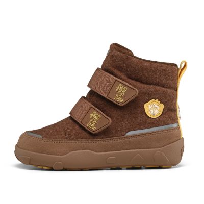 4. Affenzahn Comfy Tiger Recycled Wool Barefoot Winter Boots (01250-70003)