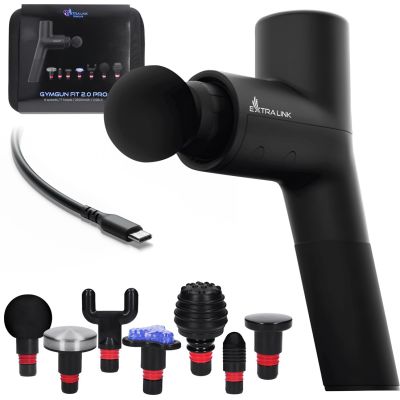 Extralink Massage Gymgun Fit 2.0 Pro | Massage Gun | 7 Heads, 6 Modes