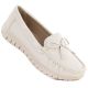 Women's cream moccasin shoes Sergio Leone MK093