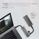 4. AXAGON HMC-5G21 USB-HUB 2x USB-A + 2x USB-C + HDMI 4K/30Hz, USB-C 3.1 - 13cm