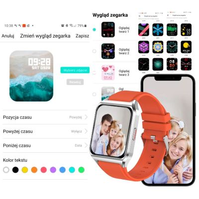 8. Rubicon RNCE89-3 Rose Gold Smartwatch