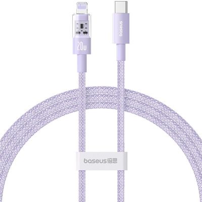 Baseus Gem USB C-IP Cable 20W 1m (Purple)
