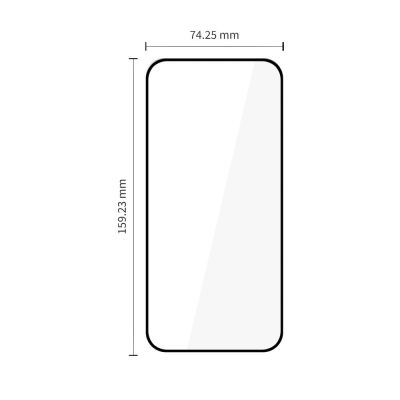 2. Tech-Protect Glass Fit+ 2-Pack Tempered Glass for Motorola Moto G67 / G77 - Black