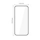 2. Tech-Protect Glass Fit+ 2-Pack Tempered Glass for Motorola Moto G67 / G77 - Black