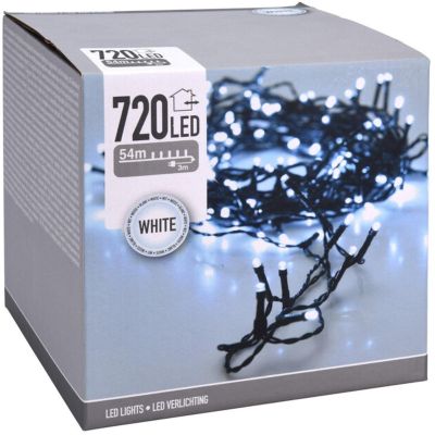 7. CHRISTMAS TREE LIGHTS LIGHT CHAIN 720 LED COOL WHITE