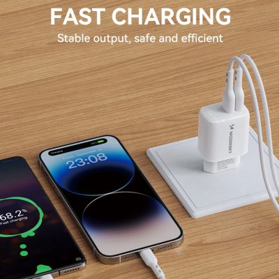 9. Wozinsky CUWCW 2.4A 2 x USB-A Wall Charger - White