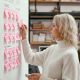 24. ERGO OFFICE MOBILE DRY-ERASE BOARD, VERTICAL ORIENTATION, WHITE, SINGLE-SIDED, WITH SHELF, BOARD DIMENSIONS 1190X790MM ER-3