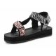 4. D.Franklin Forest High Strips Animal Print W Sandals DFSH404002-ABLA
