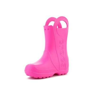 3. CROCS HANDLE IT RAIN BOOT KIDS PINK CRUSH 211052-6TW