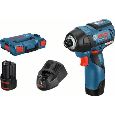 6. Bosch 0 601 9E0 005 Power Wrench 1/4" 3100 RPM 110 N m Black, Blue 12 V