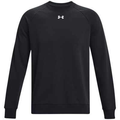 Men’s Under Armour Rival Fleece Crew Sweatshirt Black 1379755 001