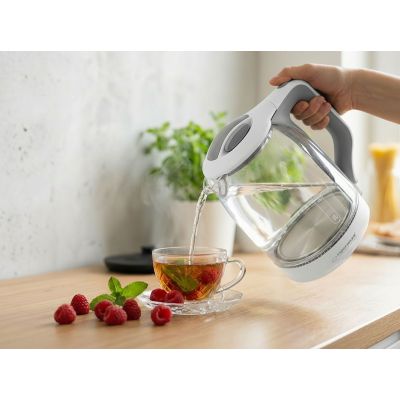 11. Esperanza YUKON EKK025W electric kettle (1500W 1.7l; white)