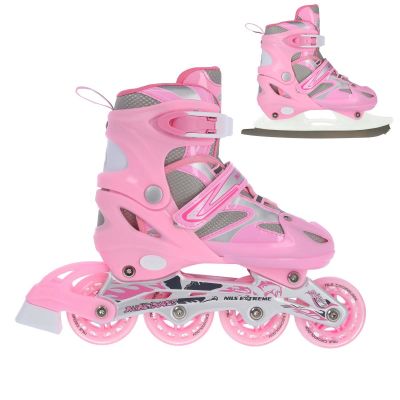 65. Nils Extreme 2in1 Pink inline skates, sizes 39-42 NH18366 A