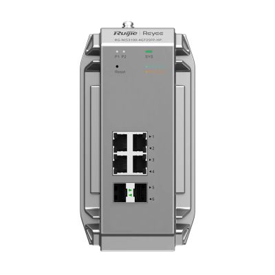 5. Ruijie Networks RG-NIS3100-4GT2SFP-HP Managed Network Switch L2 Gigabit Ethernet (10/100/1000) Supports PoE Gray