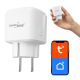 8. GREENBLUE REMOTE CONTROLLED WIFI SOCKET, ANDROID/IOS/ALEXA/GOOGLE HOME, TIMER, WATTMETER, MAX 16A/3840W GB735 W