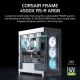 2. Corsair FRAME 4500X RS-R ARGB Tempered Glass Mid-Tower Case, White