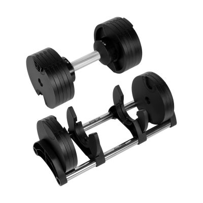 4. REBEL ACTIVE ADJUSTABLE CAST IRON DUMBBELL AUTOMATIC 36KG, 2KG STROKE RBA-2332-36
