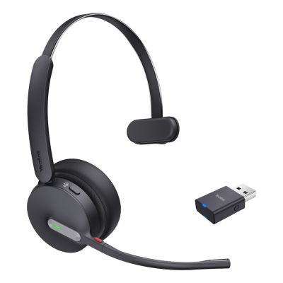 2. Yealink WH64 Hybrid Mono Teams Headset Wireless Headband Office/Call Center Micro-USB Bluetooth Black