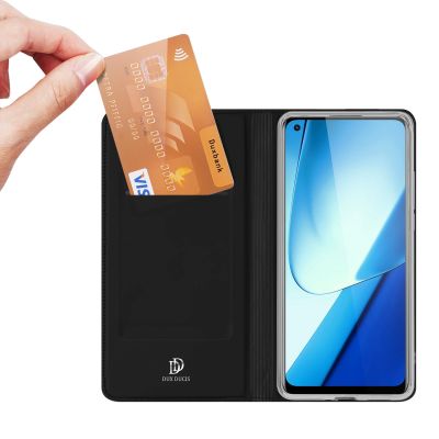 2. Dux Ducis Skin Pro Case Realme 11 Flip Card Wallet Stand Black