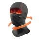 3. Rockbros LF25699 Fleece Bicycle Balaclava - Black