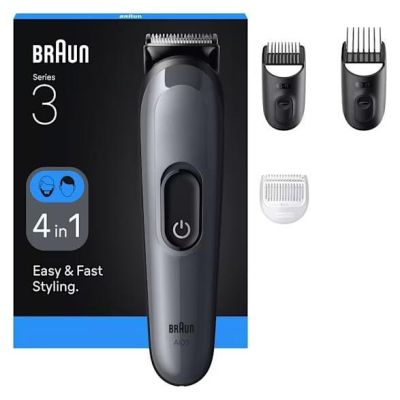 5. Braun 80789918 Hair Trimmer Dark Gray 21 Nickel Cadmium (NiCd)