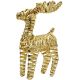 REINDEER DECORATION 60 CM 60 LED GOLD