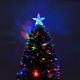3. DECORATIVE FIBER OPTIC CHRISTMAS TREE MULTICOLOR 90CM