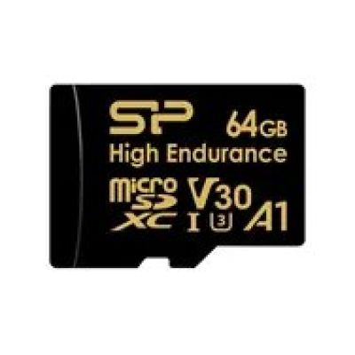 2. SILICON POWER MICROSDXC HIGH ENDURANCE 64GB V30 + ADAPTER