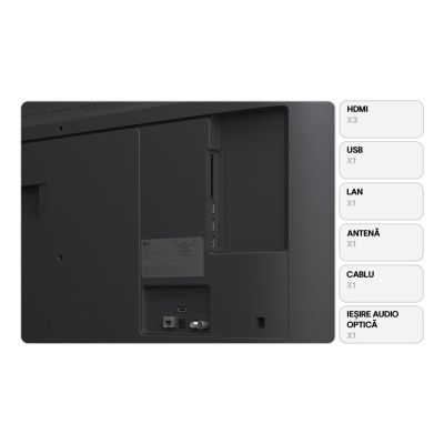 2. LG 43UA74003LB 109.2 cm (43") 4K Ultra HD Smart TV Wi-Fi Black
