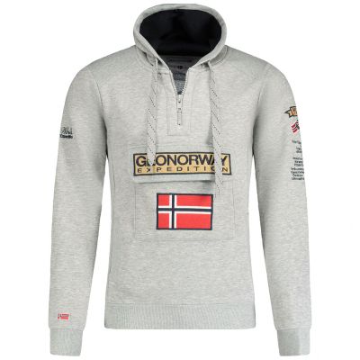 4. Geographical Norway 3/4 Gymclass sweatshirt 100 M WU4184H/GN B-Grey