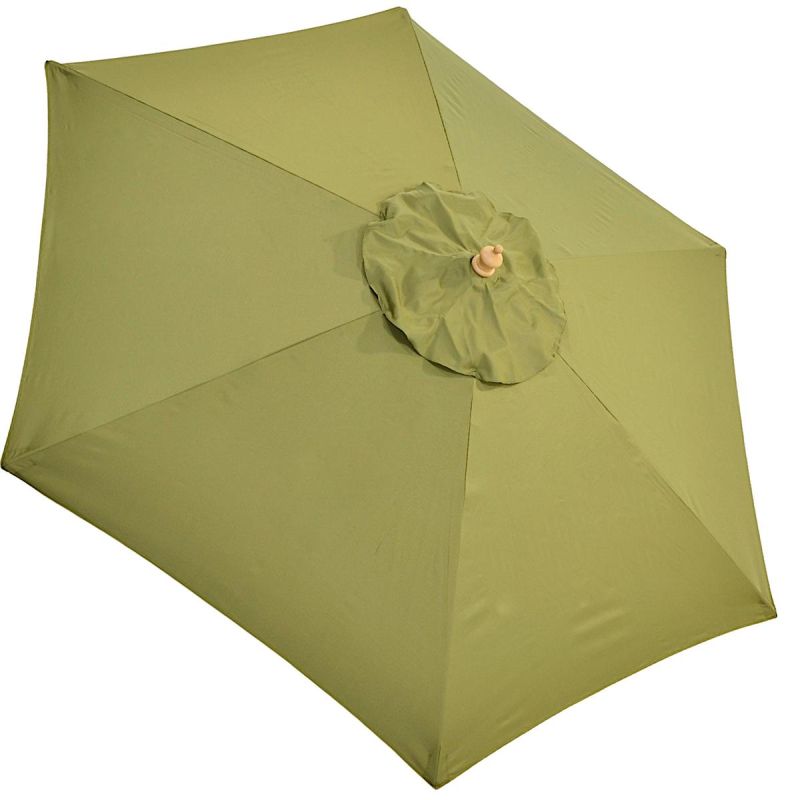 5. WOODEN GARDEN UMBRELLA 250 CM FOLDABLE GREEN