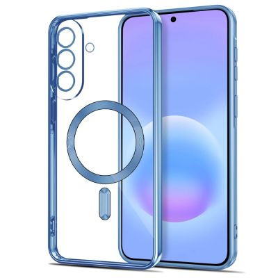 2. Tech-Protect MagFlex MagSafe Case for Samsung Galaxy A57 5G - Transparent Blue