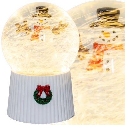 2. MUSICAL SNOW GLOBE 147 MM LED SNOWMAN
