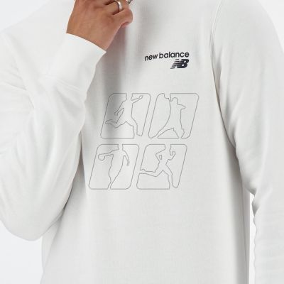 4. New Balance Classic Core Fleece Crew M MT03911WT sweatshirt